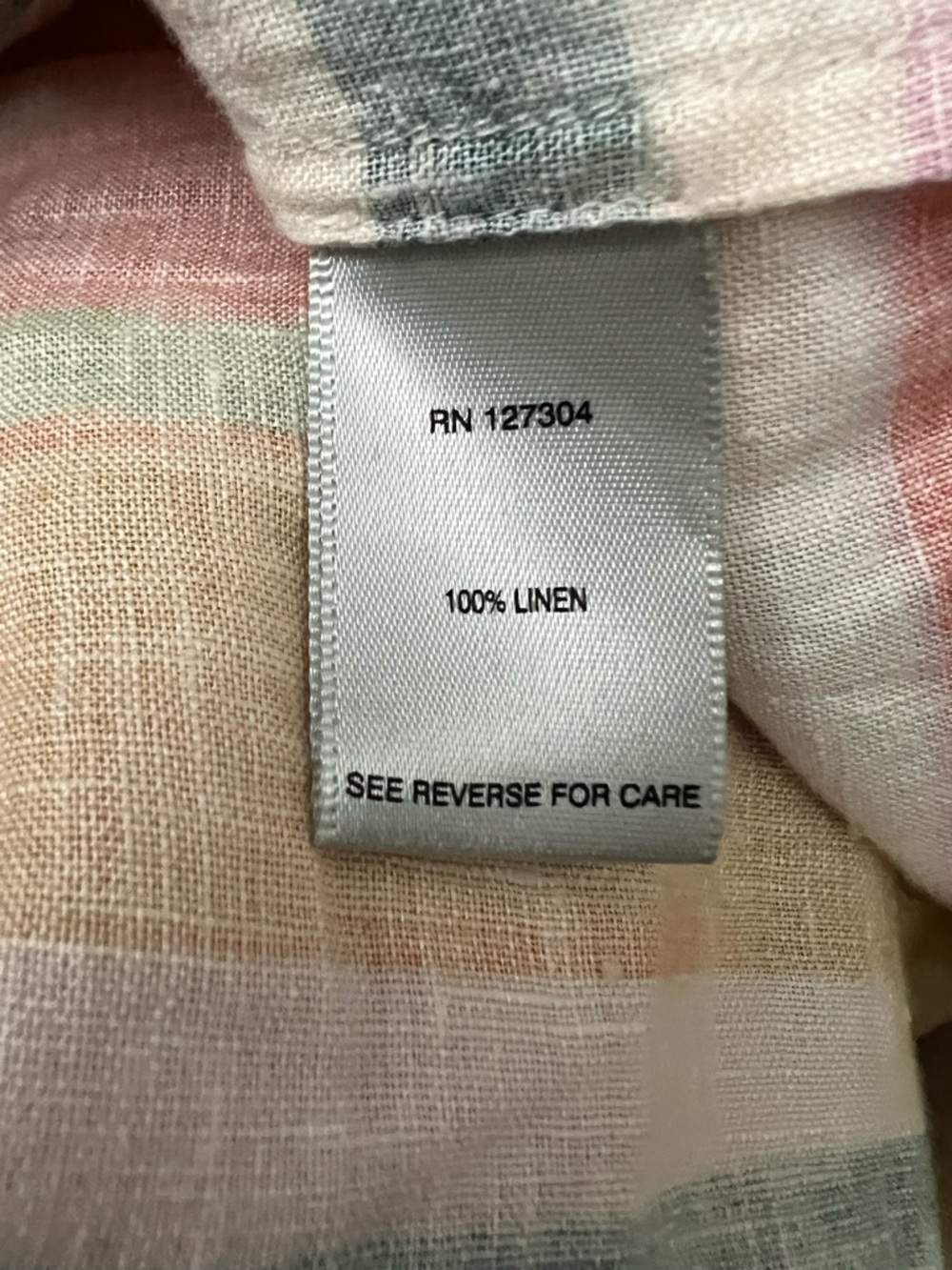 John Mark Hello Sunshine linen Multicolor Striped Button-Down Shirt Sz XL EUC - Picture 9 of 10